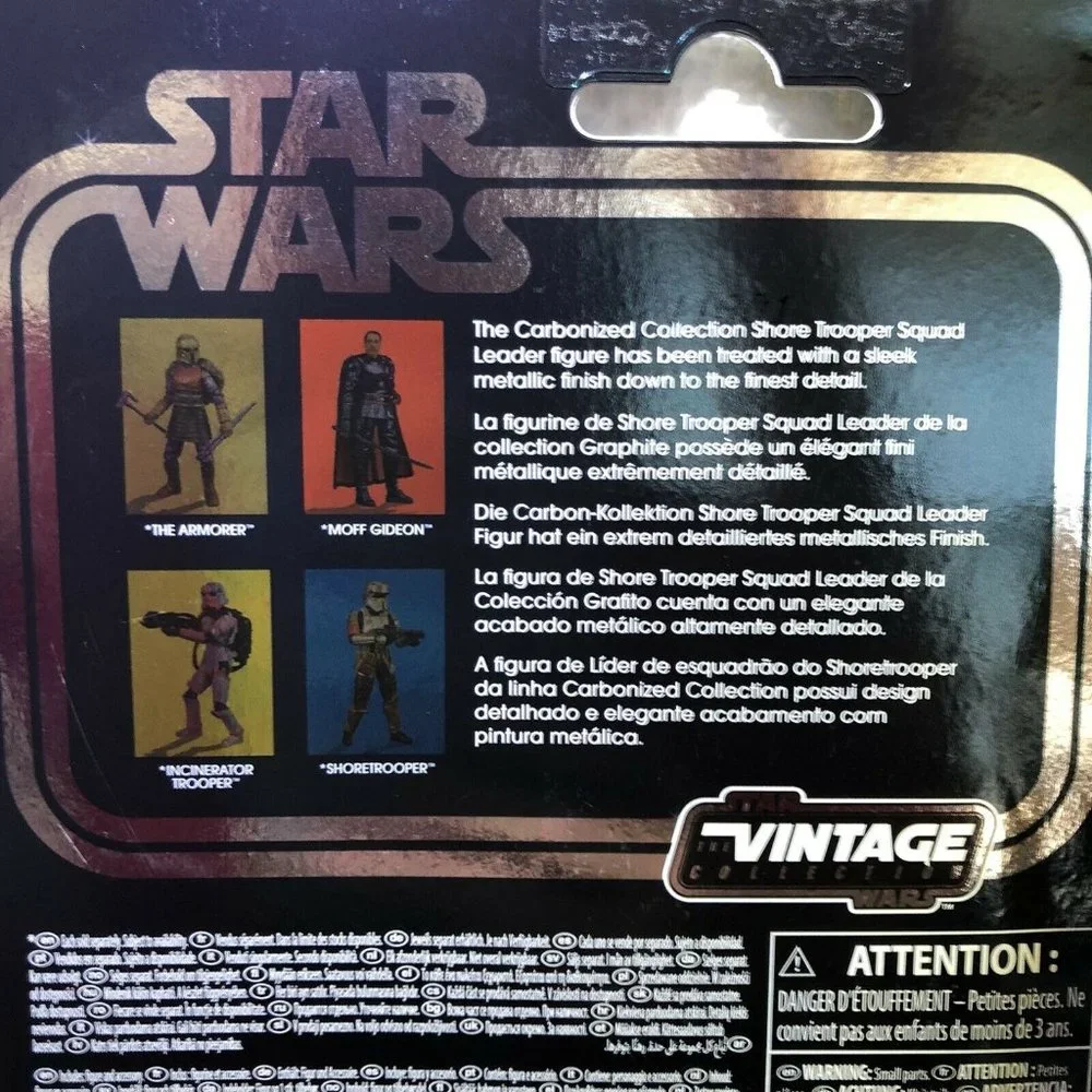 STAR-WARS‎ VTG Collection Carbonized Shoretrooper Mandalorian 3.75” Figure NEW